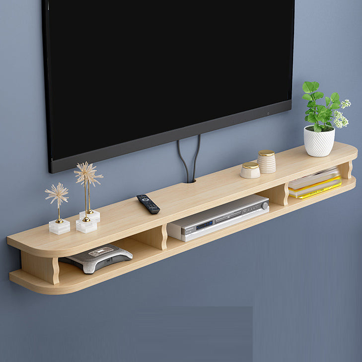 Modern TV Media Stand Wooden TV Stand Console for Living Room 55"L x 9"W x 6"H Wood Clearhalo 'furn' 'furn_tv_stands_entertainment_centers' 'Furniture' 'Living Room Furniture' 'TV Stands & Entertainment Centers' 'TV Stands & Media Storage Furniture' 'tv_stands_entertainment_centers' 6664697