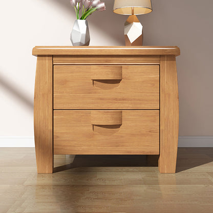 Solid Wood Accent Table Nightstand Modern Bedside Cabinet for Bedroom Light Wood 1 Piece Clearhalo 'Bedroom Furniture' 'furn' 'furn_night_stand' 'Furniture' 'night_stand' 'Nightstands' 6664727