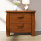 Solid Wood Accent Table Nightstand Modern Bedside Cabinet for Bedroom Nut-Brown 1 Piece Clearhalo 'Bedroom Furniture' 'furn' 'furn_night_stand' 'Furniture' 'night_stand' 'Nightstands' 6664728