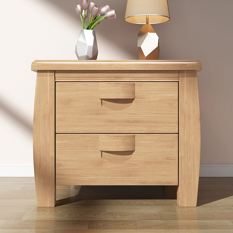 Solid Wood Accent Table Nightstand Modern Bedside Cabinet for Bedroom Natural 1 Piece Clearhalo 'Bedroom Furniture' 'furn' 'furn_night_stand' 'Furniture' 'night_stand' 'Nightstands' 6664729