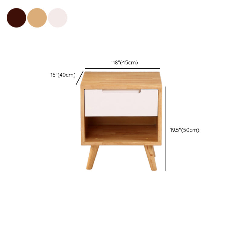 Modern Bedside Cabinet Solid Wood Bed Nightstand for Bedroom Clearhalo 'Bedroom Furniture' 'furn' 'furn_night_stand' 'Furniture' 'night_stand' 'Nightstands' 6664794