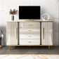 Glam Combo Dresser Wood Storage Chest Dresser with Metal Feet for Bedroom https: res.litfad.com site img item 2022 11 23 6665046 1200x1200.jpg Clearhalo 'Bedroom Furniture' 'Dressers & Chests' 'dressers_chests' 'furn' 'furn_dressers_chests' 'Furniture' 6665046