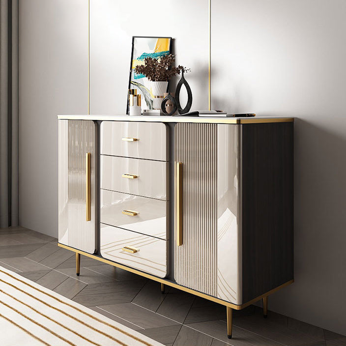 Glam Combo Dresser Wood Storage Chest Dresser with Metal Feet for Bedroom https: res.litfad.com site img item 2022 11 20 6665047 1200x1200.jpg Clearhalo 'Bedroom Furniture' 'Dressers & Chests' 'dressers_chests' 'furn' 'furn_dressers_chests' 'Furniture' 6665047