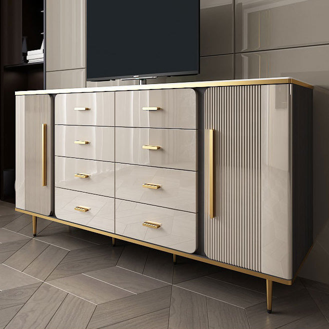 Glam Combo Dresser Wood Storage Chest Dresser with Metal Feet for Bedroom https: res.litfad.com site img item 2022 11 02 6665048 1200x1200.jpg Clearhalo 'Bedroom Furniture' 'Dressers & Chests' 'dressers_chests' 'furn' 'furn_dressers_chests' 'Furniture' 6665048