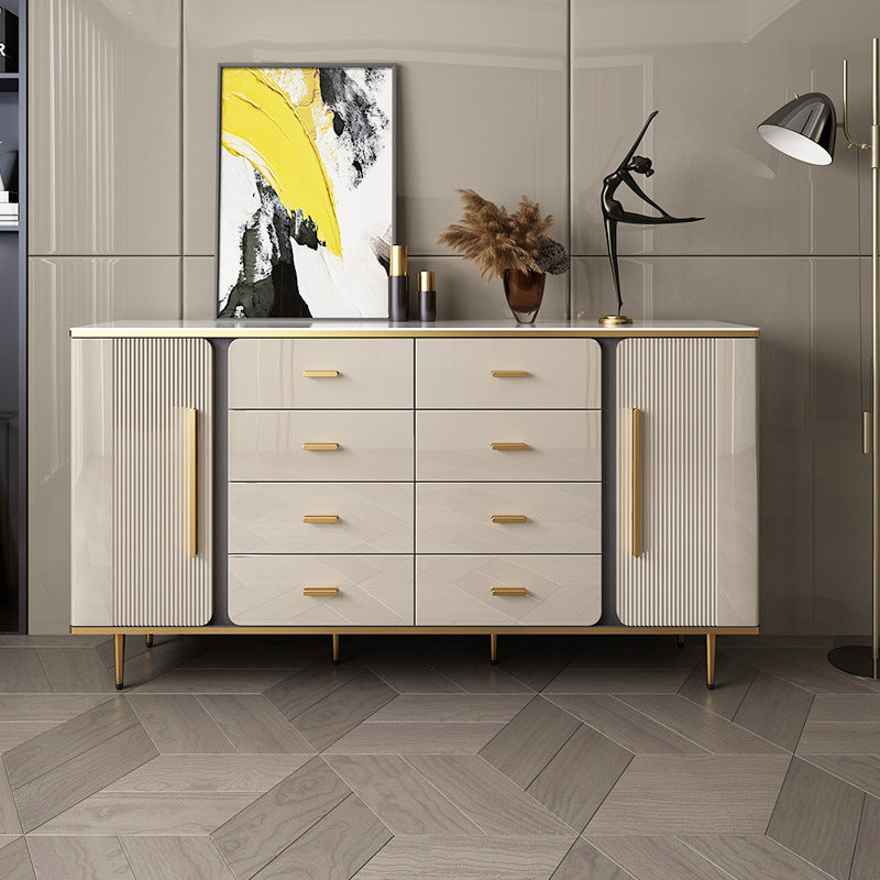 Glam Combo Dresser Wood Storage Chest Dresser with Metal Feet for Bedroom https: res.litfad.com site img item 2022 11 23 6665049 1200x1200.jpg Clearhalo 'Bedroom Furniture' 'Dressers & Chests' 'dressers_chests' 'furn' 'furn_dressers_chests' 'Furniture' 6665049
