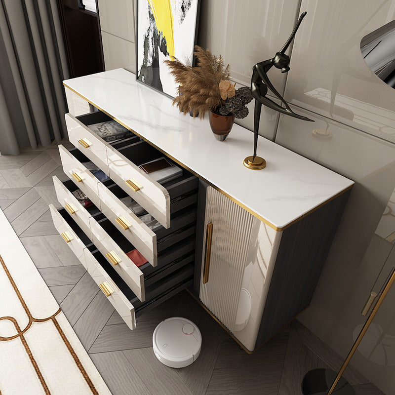 Glam Combo Dresser Wood Storage Chest Dresser with Metal Feet for Bedroom Clearhalo 'Bedroom Furniture' 'Dressers & Chests' 'dressers_chests' 'furn' 'furn_dressers_chests' 'Furniture' 6665057