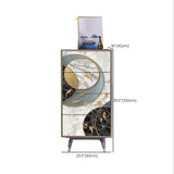 Wooden Storage Chest Dresser Classic Glam Storage Chest with Drawers Clearhalo 'Bedroom Furniture' 'Dressers & Chests' 'dressers_chests' 'furn' 'furn_dressers_chests' 'Furniture' 6665114