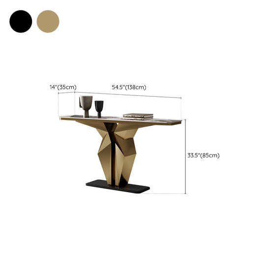 Tavolino console rettangolare glam tavolo di divano console per sala