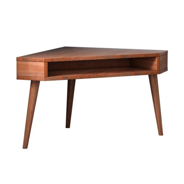 Contemporary Solid Wood Writing Desk Bedroom Office Desk in Brown with Legs Clearhalo 'furn' 'furn_office_desk' 'Furniture' 'Office Desks' 'Office Furniture' 'office_desk' 6665286