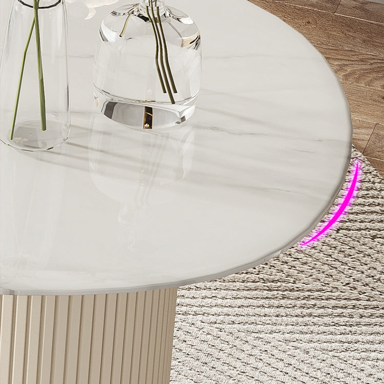 Bureau d'écriture en pierre contemporaine Bureau de bureau de chambre à coucher en blanc avec 3 tiroirs