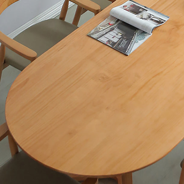 Base di slitta da slitta per ufficio ovale in legno massiccio 29,53 "scrivania alta