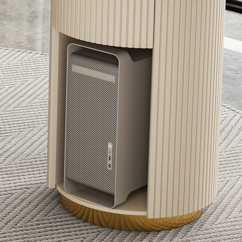 Bureau de bureau en pierre moderne de 29,53 pouces de haut de 3 tirages