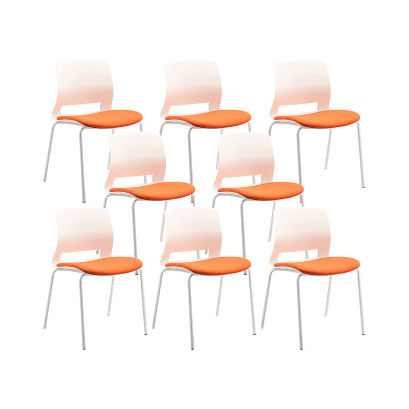 Modern Office Chair No Wheels Armless No Distressing Desk Chair