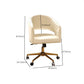 Modern Chair Fixed Arms Adjustable Seat Height Office Chair with Wheels