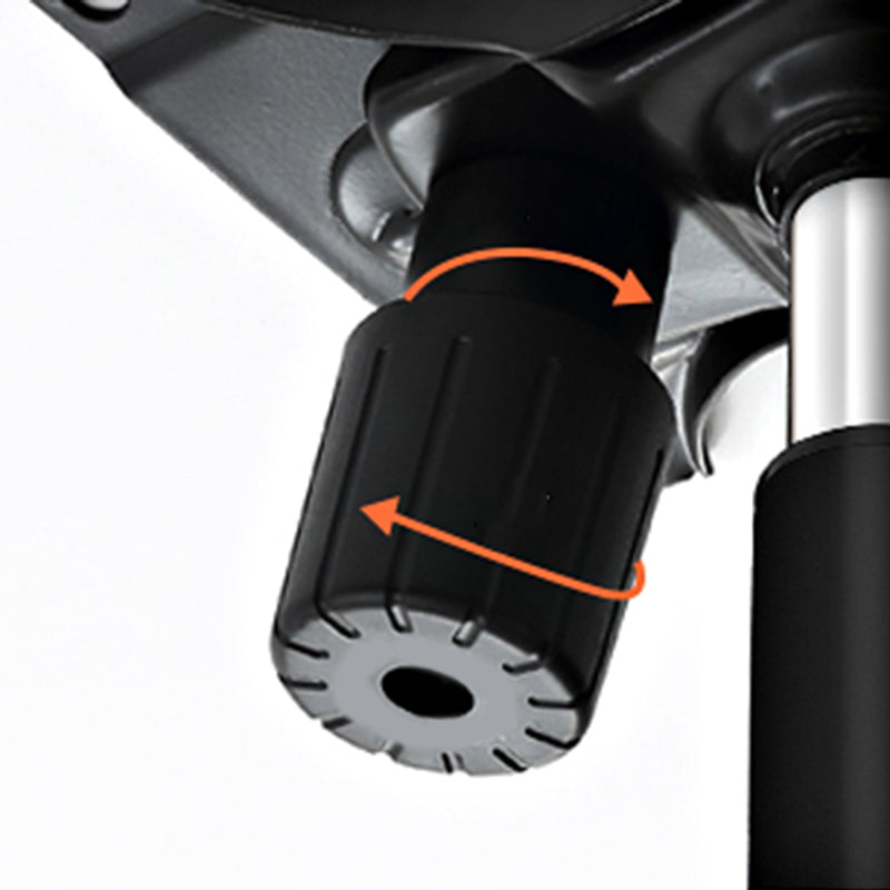 Chaise de bureau sans bras moderne chaise de bureau de hauteur de siège réglable