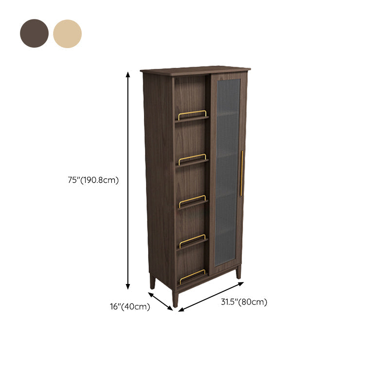 Glam Antique Finish Shelf BOEKKAST standaardboekplank met planken