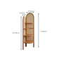 Contemporary Wooden Bookshelf Corner 4 Shelves Closed Back Bookcase Clearhalo 'Bookcases' 'furn' 'furn_bookcases' 'Furniture' 'Office Furniture' 6666290