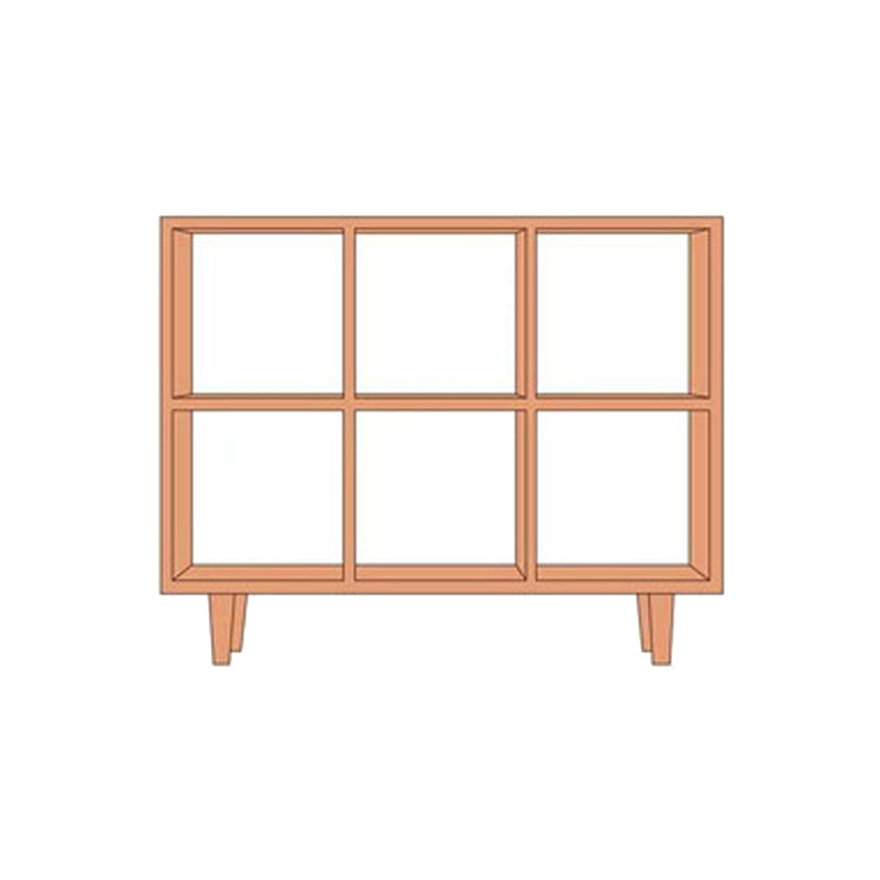 Eigentijdse open back boekenplank houten boekenkast met planken