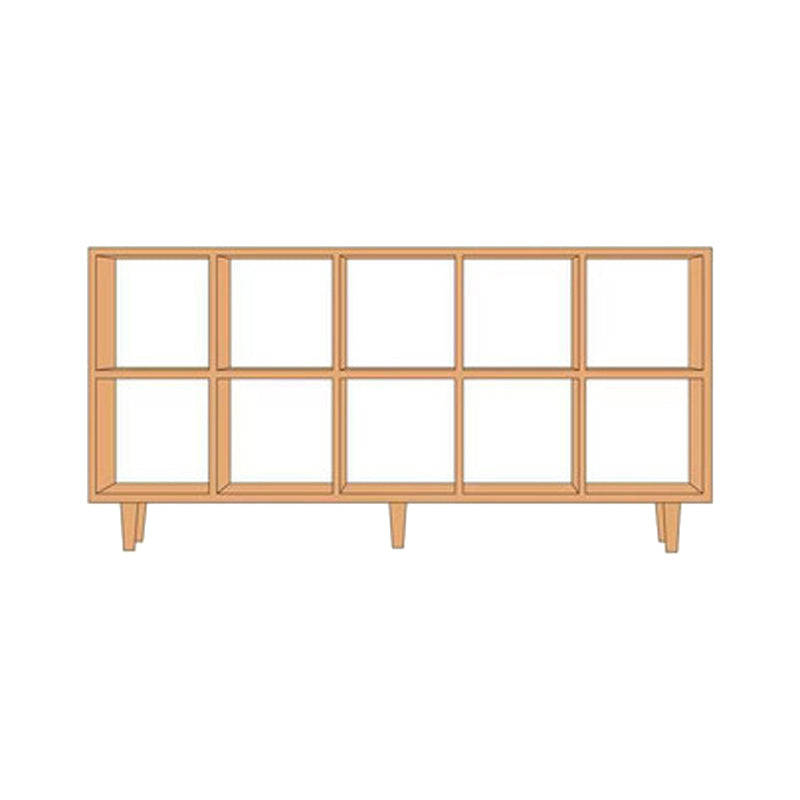 Eigentijdse open back boekenplank houten boekenkast met planken