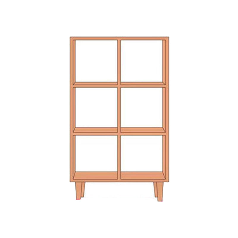 Eigentijdse open back boekenplank houten boekenkast met planken