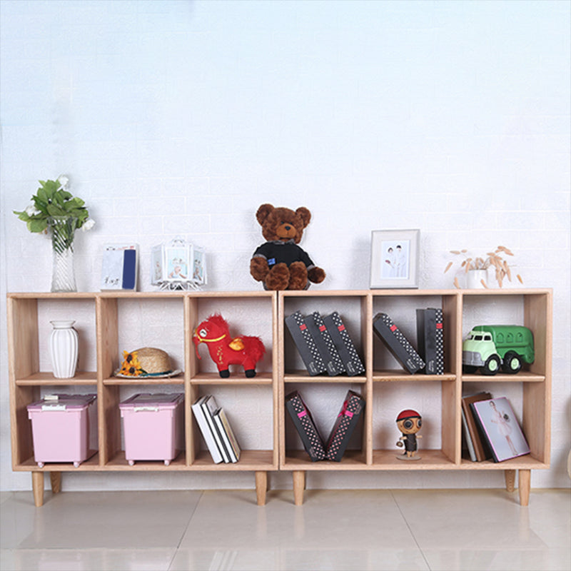 Eigentijdse open back boekenplank houten boekenkast met planken