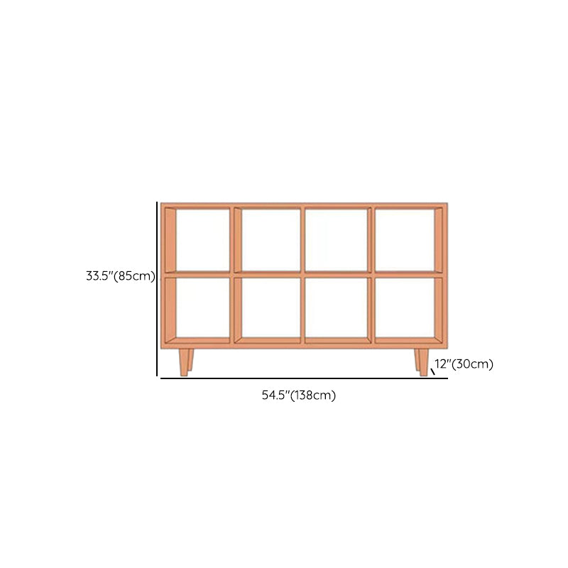 Eigentijdse open back boekenplank houten boekenkast met planken