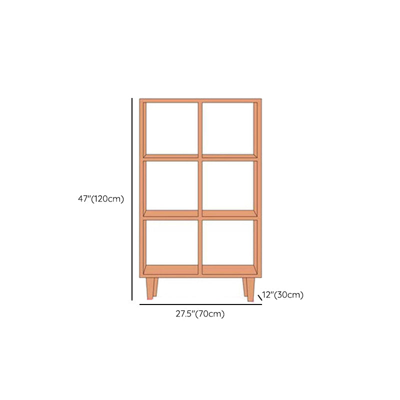 Eigentijdse open back boekenplank houten boekenkast met planken