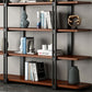 Wooden Etagere Bookcase Contemporary Natural Open Back Bookshelf Clearhalo 'Bookcases' 'furn' 'furn_bookcases' 'Furniture' 'Office Furniture' 6666376