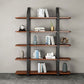 Wooden Etagere Bookcase Contemporary Natural Open Back Bookshelf Clearhalo 'Bookcases' 'furn' 'furn_bookcases' 'Furniture' 'Office Furniture' 6666378