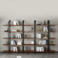 Wooden Etagere Bookcase Contemporary Natural Open Back Bookshelf Clearhalo 'Bookcases' 'furn' 'furn_bookcases' 'Furniture' 'Office Furniture' 6666379