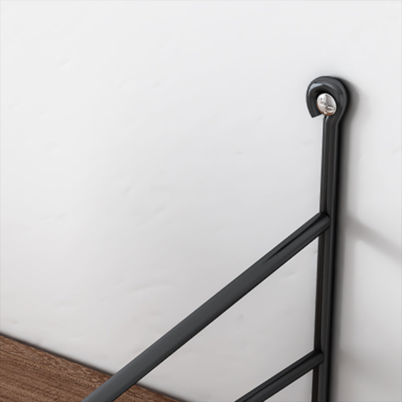 Engineered Wood Bookcase Floating Industrial Closed Back Bookshelf Clearhalo 'Bookcases' 'furn' 'furn_bookcases' 'Furniture' 'Office Furniture' 6666439