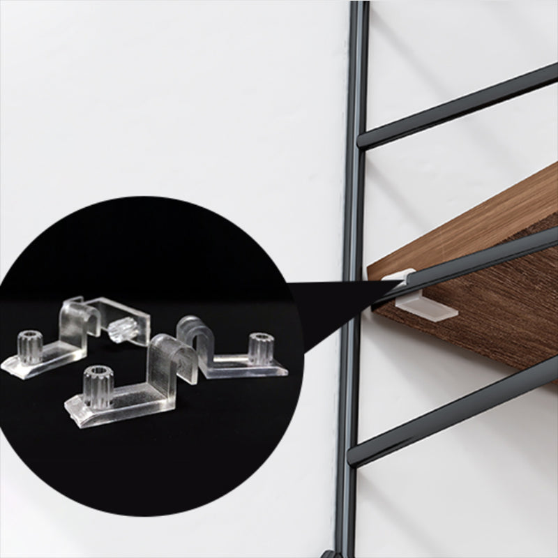 Engineered Wood Bookcase Floating Industrial Closed Back Bookshelf Clearhalo 'Bookcases' 'furn' 'furn_bookcases' 'Furniture' 'Office Furniture' 6666441