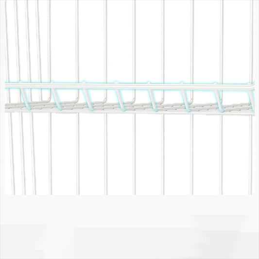 Floating Industrial Bookshelf Metal Frame Bookcase with Shelves