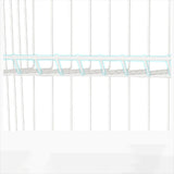 Floating Industrial Bookshelf Metal Frame Bookcase with Shelves