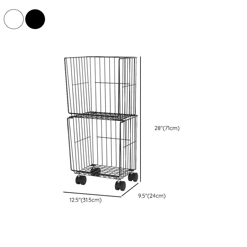 Floating Industrial Bookshelf Metal Frame Bookcase with Shelves
