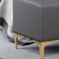 Glam Seating Bench Cushioned Rectangle 16" W Entryway and Bedroom Bench Clearhalo 'Benches' 'Chairs & Seating' 'furn' 'furn_benches' 'Furniture' 'Living Room Furniture' 6666926