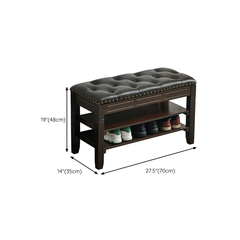 Banca sedute rettangolari da 14 "W panca imbottita imbottita