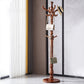 Massivholz-Garderobe, traditioneller einfacher Wohnzimmer-Boden-Kleiderbügel