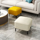 Water Resistant Modern Ottoman Whole Colored Faux Leather Square Ottoman Clearhalo 'furn' 'furn_ottomans_poufs' 'Furniture' 'Living Room Furniture' 'Ottomans & Poufs' 'ottomans_poufs' 6668348