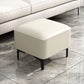Water Resistant Modern Ottoman Whole Colored Faux Leather Square Ottoman White 1 Piece Clearhalo 'furn' 'furn_ottomans_poufs' 'Furniture' 'Living Room Furniture' 'Ottomans & Poufs' 'ottomans_poufs' 6668349