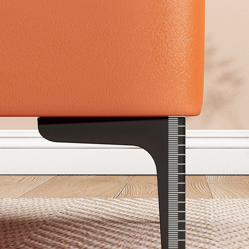 Water Resistant Modern Ottoman Whole Colored Faux Leather Square Ottoman Clearhalo 'furn' 'furn_ottomans_poufs' 'Furniture' 'Living Room Furniture' 'Ottomans & Poufs' 'ottomans_poufs' 6668359