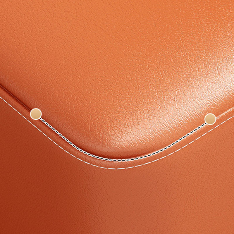 Water Resistant Modern Ottoman Whole Colored Faux Leather Square Ottoman Clearhalo 'furn' 'furn_ottomans_poufs' 'Furniture' 'Living Room Furniture' 'Ottomans & Poufs' 'ottomans_poufs' 6668362