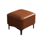 Water Resistant Modern Ottoman Whole Colored Faux Leather Square Ottoman Clearhalo 'furn' 'furn_ottomans_poufs' 'Furniture' 'Living Room Furniture' 'Ottomans & Poufs' 'ottomans_poufs' 6668368