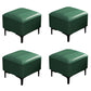 Water Resistant Modern Ottoman Whole Colored Faux Leather Square Ottoman Green 4 Piece Set Clearhalo 'furn' 'furn_ottomans_poufs' 'Furniture' 'Living Room Furniture' 'Ottomans & Poufs' 'ottomans_poufs' 6668375