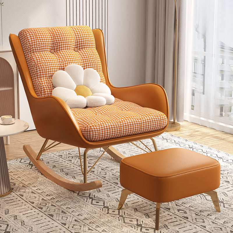 Chaise de meubles de style nordique salon balcon de loisirs chaise à bascule