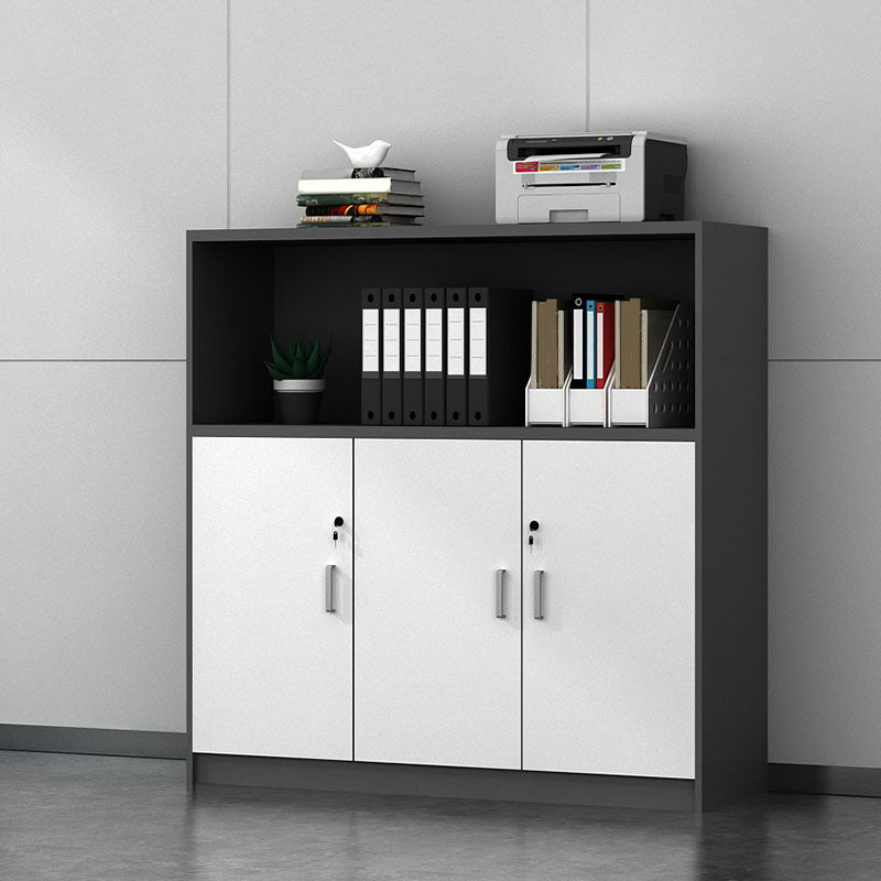 Engineered Wood Vertical Filing Cabinet Contemporary File Cabinet 47"L x 16"W x 47"H White Clearhalo 'Filing Cabinets' 'filling_cabinets' 'furn' 'furn_filling_cabinets' 'Furniture' 'Office Furniture' 6668451