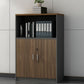 Engineered Wood Vertical Filing Cabinet Contemporary File Cabinet 31"L x 16"W x 47"H Nut-Brown Clearhalo 'Filing Cabinets' 'filling_cabinets' 'furn' 'furn_filling_cabinets' 'Furniture' 'Office Furniture' 6668454