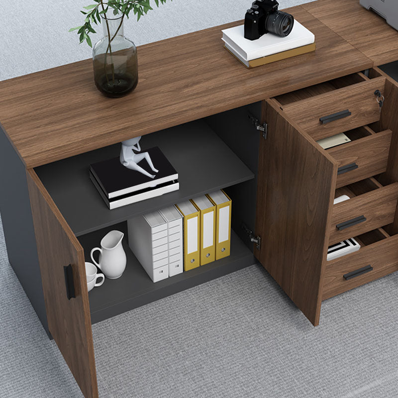 Lateral moderner Aktenschrank konstruierter Holzdateischrank mit Schloss und Lagerung