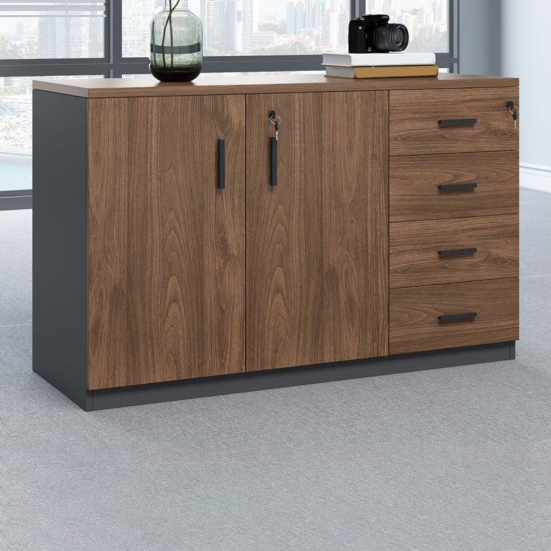 Lateral moderner Aktenschrank konstruierter Holzdateischrank mit Schloss und Lagerung