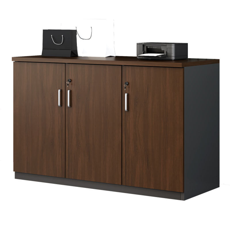 Archivo de archivos de madera de ingeniería moderna Archivo lateral con bloqueo y almacenamiento